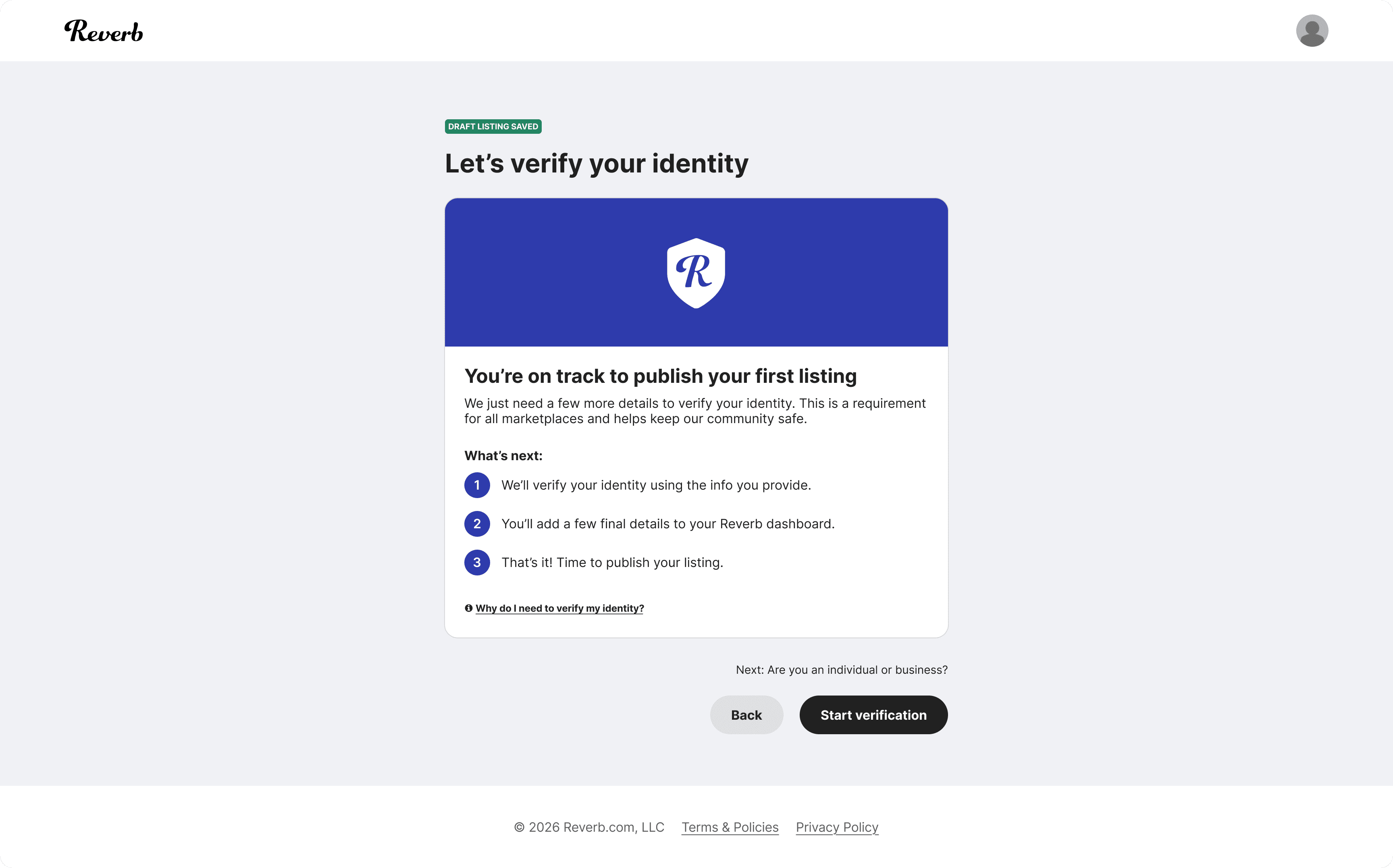 Seller Identity Verification